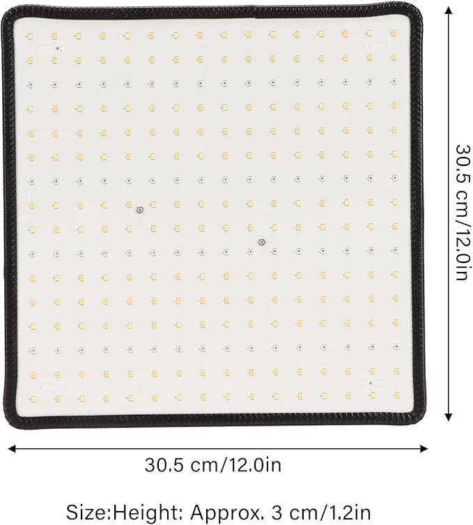 GLOGLOW Plant Grow Light 1000W Professional LED Plant Light High Brightness Scientific Control Excellent Heat Dissipation for Greenhouse (US Plug)