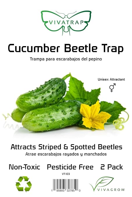 VivaTrap VT-103 Cucumber Beetle Trap &amp Lure (2 Pack)