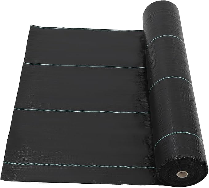 6ft X 300ft Weed Barrier Landscape Fabric Heavy Duty Premium 2.4 oz Ground Cover Weed Block Gardening Mat Easy Setup &amp Superior Weed Control for Erosion Control Weed Barrier
