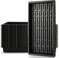18-Pack 1020 Seedling Trays with Holes - Extra Strength Heavy Duty10 x 20 Reusable 1020 Nursery Trays for Seed Germination Plant Propagation Garden Seed Starter and Microgreens