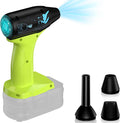 Jet Dry Mini Blower 130000 RPM High Speed Jet Fan 4 Speed Control Compatible with Ryobi 18V Battery Cordless Handheld Blower for Car Drying &amp Cleaning (Battery Not Included)
