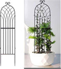 Garden Trellis for Climbing Plants Outdoor Iron Trellis for Potted Plants Flowers Vine Vegetable Indoor Outdoor (Size : 200 * 52CM/78.8 * 20.5IN)