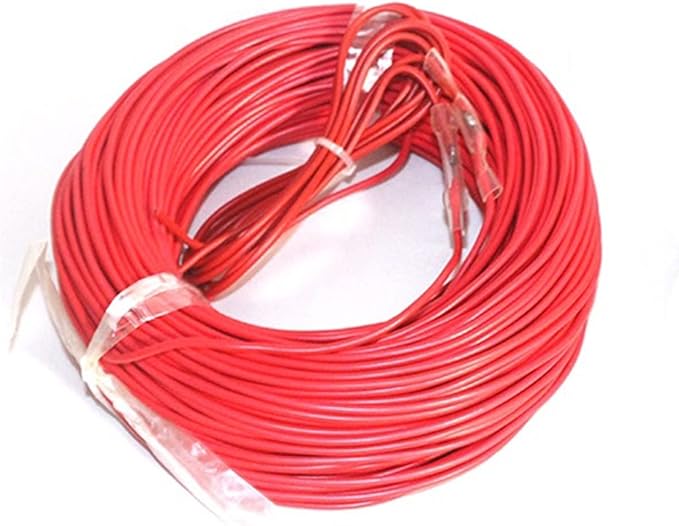 Pipe House Underfloor Heating Soil Air Hotline Breeding Warming Wire Greenhouse Plant Aquarium Heating Cable Soil Electronics (Color : 50m Soil Heat Cable)