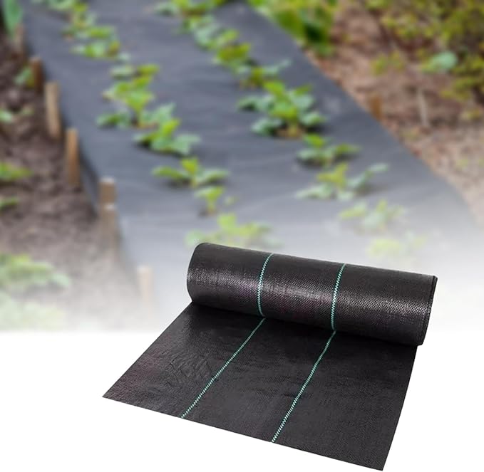 Weeds Barrier Landscape Fabric Woven Landscape FabricEasy Setup Weeds ControlWeeds Fabric 2 ft x164ft for Lawn Garden/757