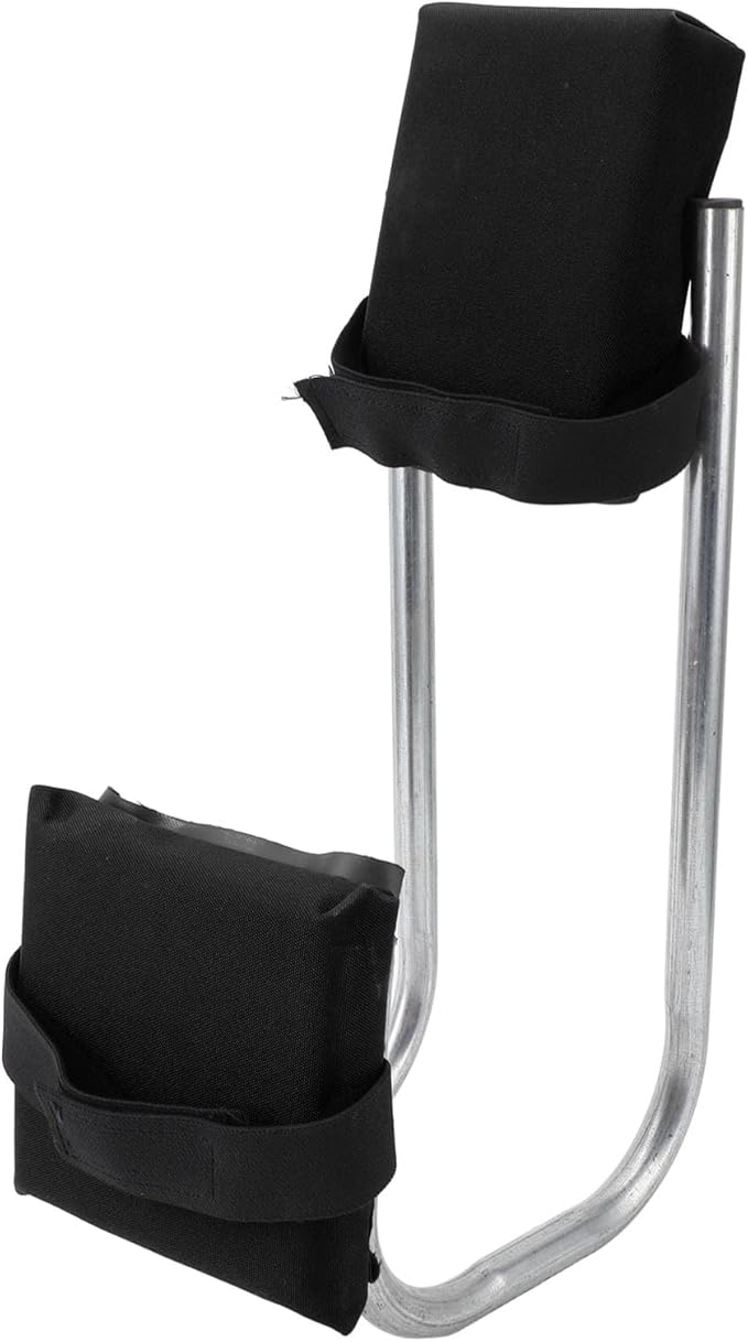 Gardening Knee Seat Labor Saving Kneeling Seat with EVA Pad Anti Numbness Leg Brace for Gardening Fishing Floor Cleaning High Load Bearing Portable Kneeling Seat for Repair Work (Black)