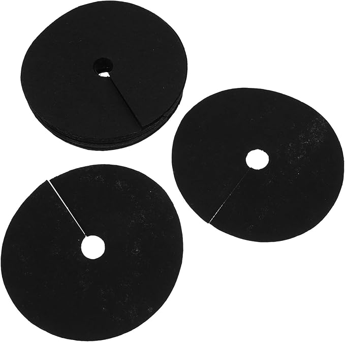 Non-Woven Tree Mulch Non-Woven Cloth Tree Mulch Ring Round Anti Grass Weed Barrier Plant Cover Weed Control Ring for Indoor Outdoor Gardens Tree Mulch Mats