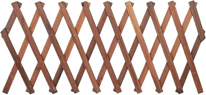 Expandable Garden Trellis Expandable Plant Climbing Lattices Extensible Pine Fence Support for Plants