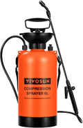 VIVOSUN 1.59-Gallon Pump Pressure Sprayer Pressurized Lawn &amp Garden Water Spray Bottle with Adjustable Shoulder Strap for Plants Spraying Garden Watering and Household Cleaning