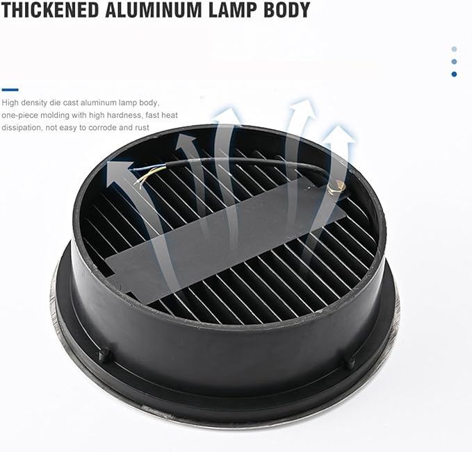 Buried Lights - LED Landscape Lights AC85-265V Outdoor Embedded Lawn Spot Light IP65 Waterproof COB Ground Spotlight for Parks Courtyards Corners Lighting(Warm Light10W(150 * 90mm))