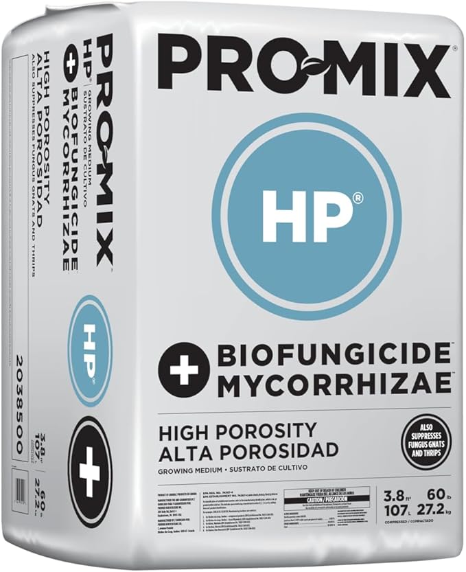 Premier Horticulture Inc 2038500RG 3.8CF Pro Mix HP Biofungicide and Mycorrhizae Soil-amendments 3.8 cu ft Natural