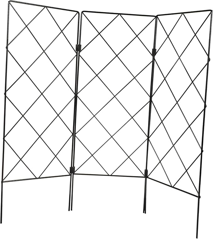 VANZACK Garden Trellis for Climbing Plants Multi-Functional Folding Support Stand for Vines Vegetables and Flowers Easy Installation and Reusable Design for Indoor and Outdoor Use