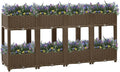 Raised Bed PlanterGarden BedGalvanized Raised Garden BedPlanter Raised bedsGalvanized Planter63x15.7x28 Polypropylene