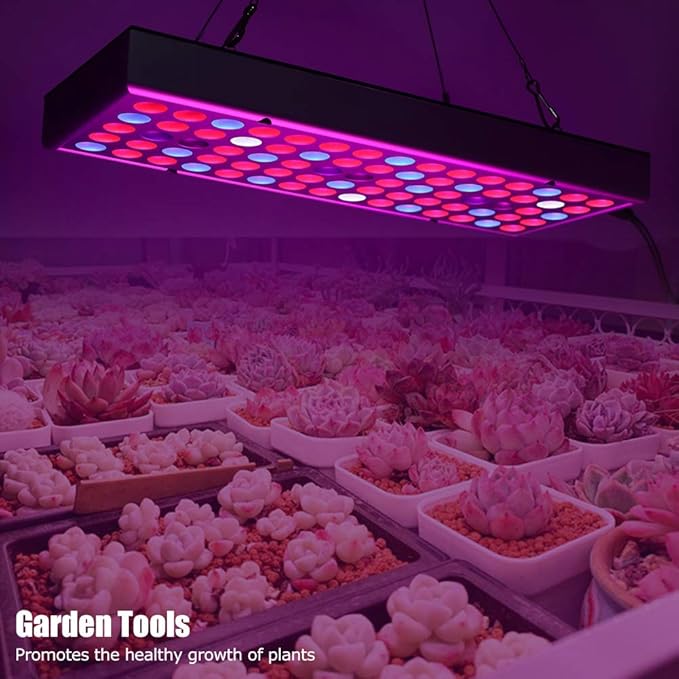 YWBL-WH 75 LED Plant Growth Light Full Spectrum Growing Lights Small and Light with Premium Materials. Suitable for Gardens Greenhouses