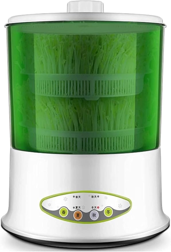 Bean Sprouts Machine Bean Sprouts Maker Four Season Seed Sprouter Kit Seed Grow Cereal Tool Wheatgrass Soybean