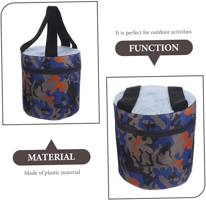 Portable Foam Garden Stool with Pocket 25cm Height Lightweight Outdoor Work Seat for Farming Camping Fishing Breathable Small Step Stool for Adults Random Style