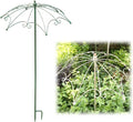 Metal Garden Trellis Plant Supports for Potted Plants Indoor for Climbing Vines Tomato Flower Vegetable Rose 93cm High Do Old Green(Green)