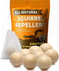 Squirrel Repellent Outdoor Squirrel Deterrent for Garden Chipmunk Repellent Outdoor Squirrel Away Squirrel Repellent for Attic/Trees/YardPeople/Pet/Plant Friendly-8Packs