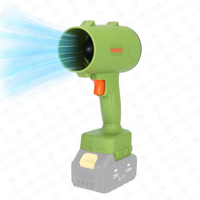 21V Cordless Leaf Blower with 4.0Ah Battery and Fast Charger 600G High Speed Handheld Blower for Lawn Care Patio CleaningLeavesSnow Car Drying - Lightweight Electric Blower for Yard(Green)