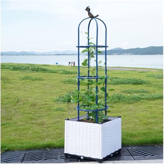 Garden Obelisk TrellisGarden Trellis Potted PlantsPlant Vine Support Potted Climbing Flower Vegetable Vine Indoor OutdoorPotted Plants (Size : 20 * 145cm/0.7 * 4.8ft)