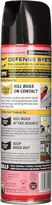 Raid Ant and Roach Killer 17.5 Ounce (Pack of 4)