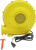 INTBUYING 380W Inflatable Blower 0.5HP 110V-120V Air Blower for Inflatables PP Flame Retardant with High-Speed Motor and Stable Base for Camping Wedding Party Backyard