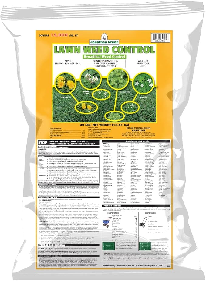 Jonathan Green (12197) Lawn Weed Control - Post Emergent Broadleaf Weed Killer (15000 Sq. Ft.)