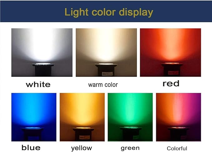 4PCS Underground Light LED 85-265V Landscape Lights IP67 Waterproof Path Light Underground Light LED Landscape In-ground Well Lights Decorative SpotlightGreen-36W