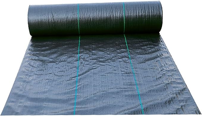 Weed Control Fabric Weed Membrane Roll Sturdy Durable Garden Underlay Weed Control ECO Friendly Landscape Weed Matting for Patios Garden Flower Beds Pond(1 * 100m)