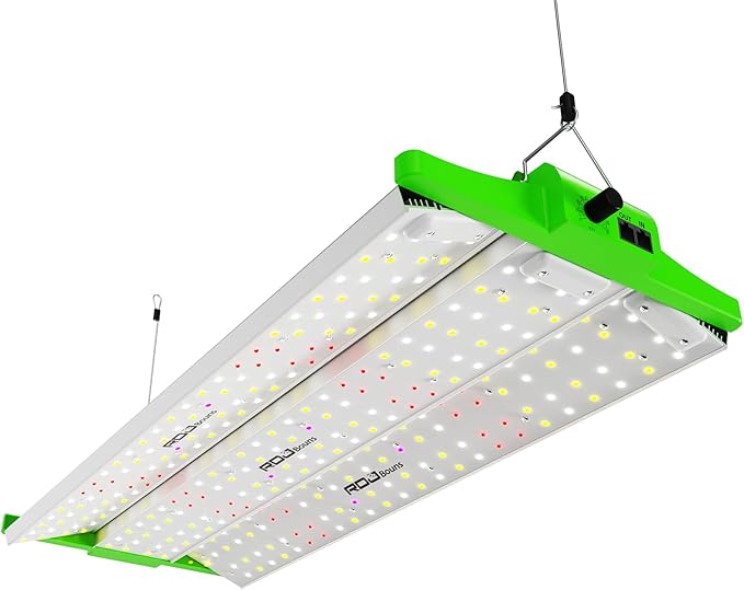 RDJ Bouns 240W Led Grow Light with UV IR Adjustable Panel Angle 0-100 Dimmable Daisy Chain High PPFD Full Spectrum 2x4 Grow Lights Coverage for 4x2 or 4x4 Tents for Indoor Plants