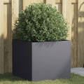 PlanterMultifunctional Raised BedPlant Privacy FenceBalcony Planter BedsHerb PlantersGreenhouse Planterfor HerbsFlowersOutdoorVegetablesAnthracite 16.5x15.7x15.4 Cold-rolled Steel