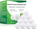 Mouse and Mice Repellent Indoor Outdoor 10 Packs Moth Balls Peppermint Balls for Rodent Long-Lasting Squirrel Repellent Safe for Human &amp Pets Suitable for Home Storage Garage Car RV