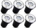 6PCS 3W LED Ground Light - Outdoor Recessed Spotlight for Garden Park Trails and Landscape Lighting