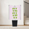 Hydroponic Tower Garden 30-Pod Indoor Gardening System w/ 4 Full-Spectrum LED Grow Lights 10L Auto Irrigation Water Tank Vertical Planter for Herbs Lettuce &amp Strawberries (Black)