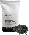 Old Potters Premium Horticultural Charcoal Chips Natural Soil Amendment for Areation and Healthy Microbe and Plant Growth. (12 Quarts)