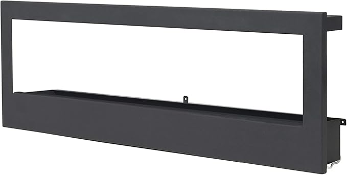 Modern Sprout Smart Landscape Growframe Wall Mounted Planter with LED Grow Light -Black