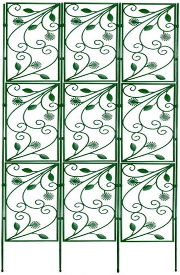 Rustproof Garden Trellis Climbing Plants - Plastic Support Frame Vegetables &amp Flowers - Indoor &amp Outdoor Use (120 x 38 cm)(150 * 58cm)