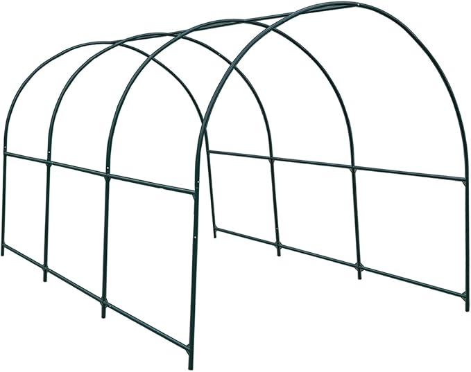 Strong Camel Greenhouse Replacement Frame for 12'X7'X7' Larger Hot Garden House  Support Arch Frame Climbing Plants/Flowers/Vegetables (12'X7'X7')