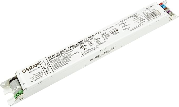 OSRAM 10 Pack 57431 Optotronic 20W 120/277V AC 50/60Hz Constant Current Dimmable LED Driver OTi 20/120-277/700 DIM-1 L G2