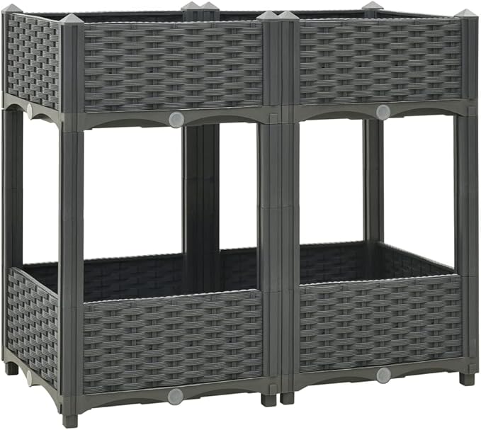 SKM Raised Bed 31.5x15.7x28 Polypropylene-04061026