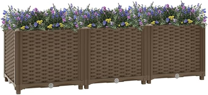 SKM Raised Bed 120x40x38 cm Polypropylene (Weight-12KG)-6517