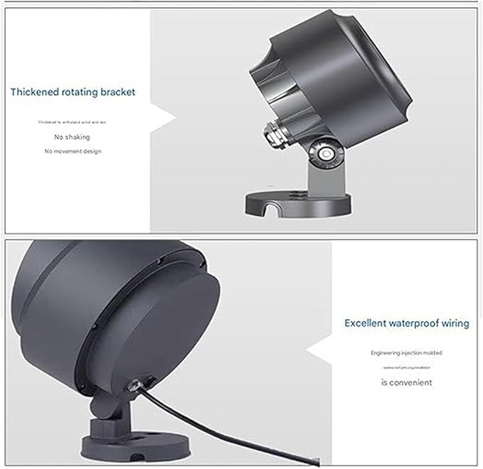 Outdoor LED Spotlight - Landscape Lamp 220V IP65 Waterproof Lawn Projector Floodlight Tree Lighting for Hotel Exterior Wall Contouring Landscaping Projects(A-Neutral Light54W)