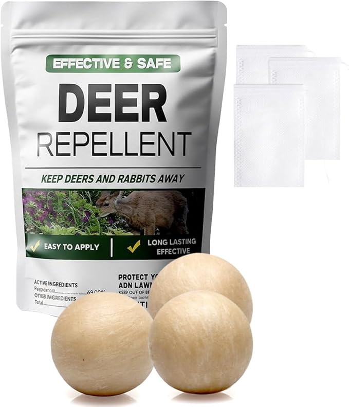 Deer Repellent Rabbit Repellent Outdoor Bunny Repellents-3 Packs