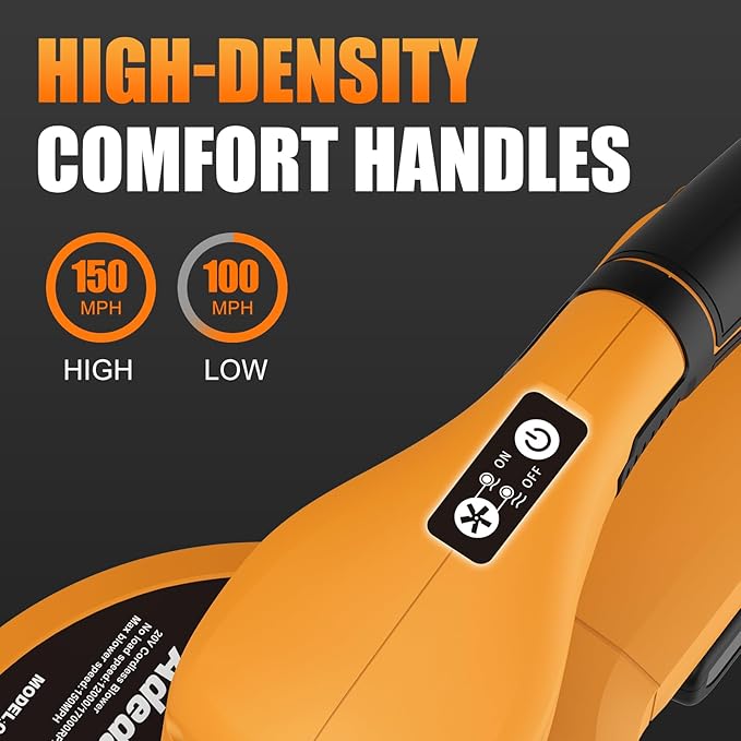 20V Cordless Leaf Blower 150MPH Handheld Electric Blower with Battery &amp Charger Variable Speed Battery Powered Blowers for Lawn Care Yard Patio Dust Remove Lightweight &amp Portable Mini Leaf Bl