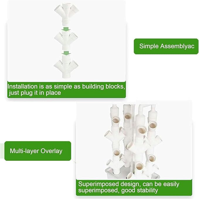 Hydroponic Tower hydroponic Planting System Garden Tower aeroponic Planting kit Smart Garden for Herbs Fruits and Vegetables
