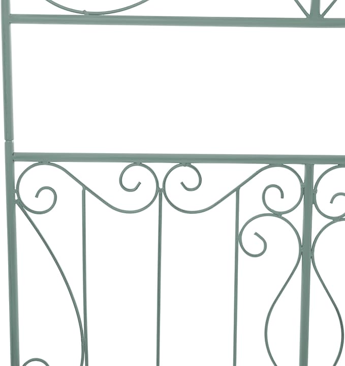 2 Pack Metal Garden Trellis for Climbing Plants Outdoor Fence Plant Support Trellis for Flower and Vagetable 25.6'' W X 93'' H Garden Decorative Trellis-Silver