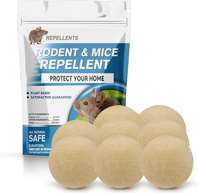 Rodent Repellent Mouse Repellent Outdoor - 6P