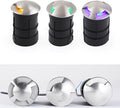 Outdoor Landscape Lamp - LED Buried Lights Recessed LED Spotlight One/Two/Four Side Decorate Lighting Wall Light IP67 Waterproof Garden Decoration Ground Light1w- Red-42MM-A