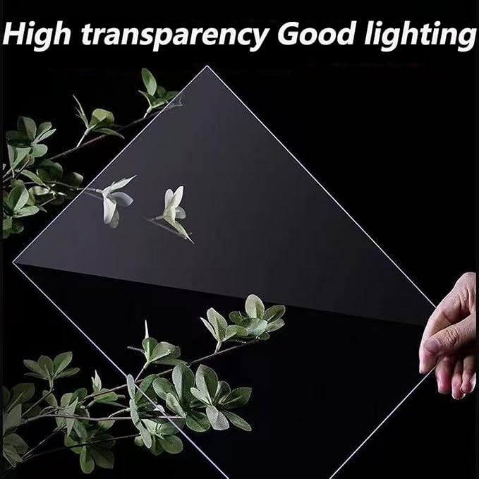 High-Definition Transparent Polycarbonate Panel partition Outdoor-Specific Endurance Polycarbonate Sheet(6 x23ft)