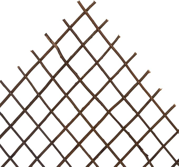 SKM Garden Trellis Fences 5 pcs 170x105 cm Willow (Weight-12KG)
