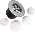 Recessed LED Fountain Light - Low Voltage Underwater Spotlight IP68 Waterproof RGB Floodlight (18W) &amp Red Light (9W) for Pools &amp Landscape